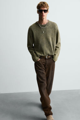 WASHED COTTON SWEATER - Zara фото 6