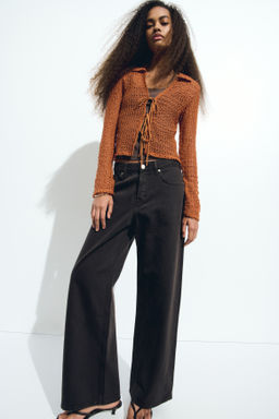 Top en punto calado con lazadas - H&m фото 2