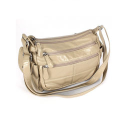 Сумка женская искусственная кожа Guecca-115, 2отд, плечевой ремень, бежевый SALE 264038