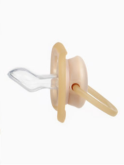 Светящаяся соска-пустышка анатомическая, силикон, от 6 мес., «Колоски», цвет бежевый