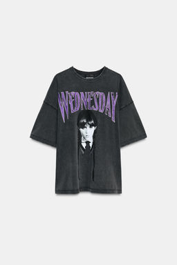 FADED WEDNESDAY T-SHIRT - Zara фото 3