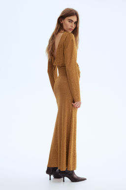 Vestido midi drapeado - H&m фото 2