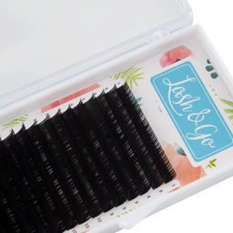 Lash&Go Ресницы на ленте 16 линий 8 мм, D, 0,10 мм, черный  фото 2