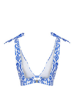 TRENDYOLMILLA Etnik Desenli Bralet Dugumlu Bikini Ustu TBESS24BU00155  фото 10