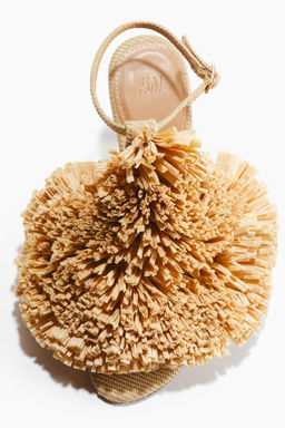 Sandalias de tac?n con pomp?n - H&m фото 3