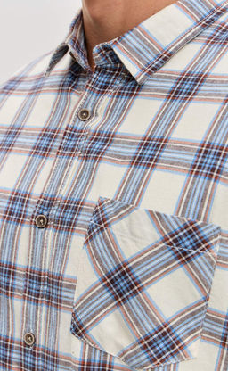 Рубашка F521-0460 milk-blue - Fine joyce фото 6