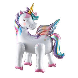 Воздушный шар фольгированный 26" «Единорог», под воздух