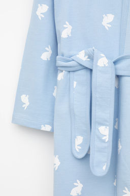 Crockid _ К 5763/небесно-голубой,кролики халат дет  фото 6