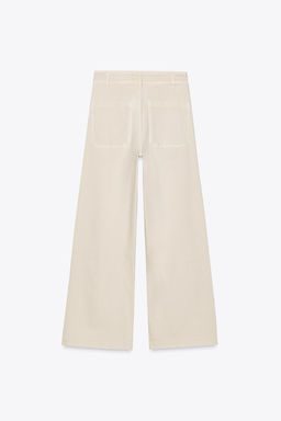 ZW COLLECTION WIDE-LEG HIGH-WAIST JEANS - Zara фото 31