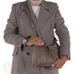 Сумка женская кожаная 3575VG gray Vitelli Grassi  в Новосибирске