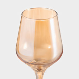 Бокал для вина «Кьянти», 400 мл, 8.5×22 см, стекло, золотистый