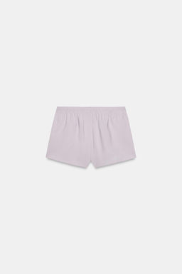 SHORTS FLUIDOS BOTONES / Malva claro - Zara фото 7