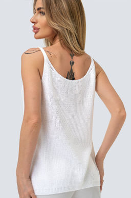 Женский вязаный топ на бретелях Happy Fox  фото 71