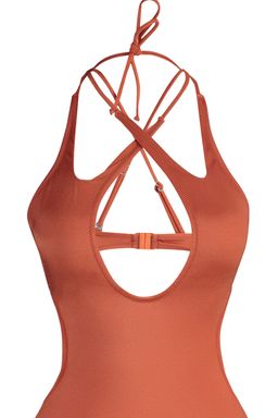 Tarc?n Halter Yaka Cut Out/Pencereli High Leg Mayo TBESS23MA00042