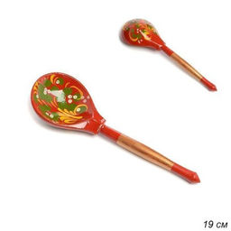Ложка деревянная столовая Краснушка / 6801 /уп/ - Галеонтрейд фото 2