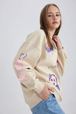 Толстый толстый свитшот Cool Oversize с круглым вырезом