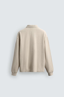 CABLE KNIT TEXTURED POLO SHIRT - Zara фото 8