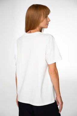 Футболка "Бонжур" ТП 535-4ш1-2 Молочный