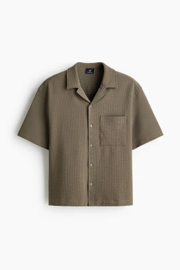 Camisa resort gofrada Relaxed Fit
