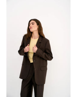 Жакет THE VERY 2418 шоколад  фото 7