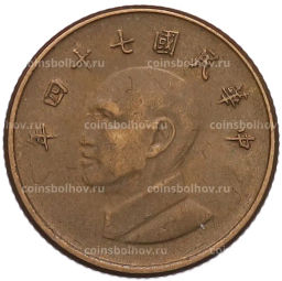 Монета 1 доллар 1985 года Тайвань