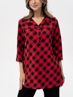 Туника жен.арт.1230-2,красная - Binita фото 4