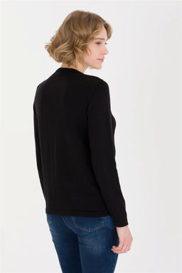 U. S. Polo Assn Женский черный базовый трикотажный кардиган - U.s. polo assn фото 11