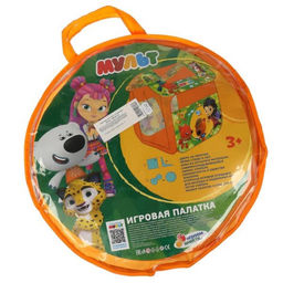 Палатка детская игровая «Мульт», 83×80×105 см, в сумке, 3+