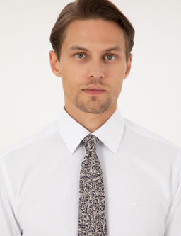 Beyaz Regular Fit Uzun Kollu G_mlek