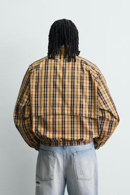 BOXY FIT CHECK TECHNICAL JACKET - Zara фото 11