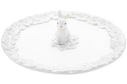 Блюдо сервировочное 23,5*23,5*7 см "Кролик", круглое