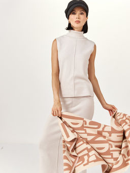 в составе ШЕРСТЬ  и КАШЕМИР Большой, мягкий, теплый  двусторонний палантин - Tantino фото 10