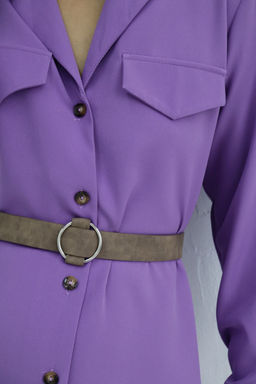 Платье-рубашка с английским воротником - Martichelli фото 338