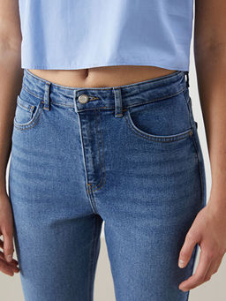 Slim Mom Kad?n Jean Pantolon