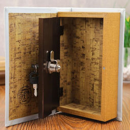 Шкатулка книга-сейф «Сберегательная книжка», 21×13.5×5 см