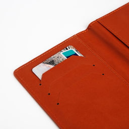 Обложка для паспорта, цвет рыжий - Simaland фото 5