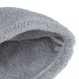 Полотенце (парео) махровое "Свежий букет" 70х175см, хлопок 100%, на резинке с липучкой, на кнопке, с вышивкой; с чалмой на пуговице 68х25см, серый (Китай)