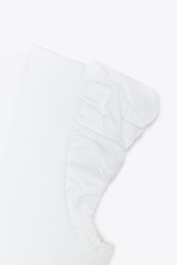 CONTRAST BOW T-SHIRT - Zara фото 8