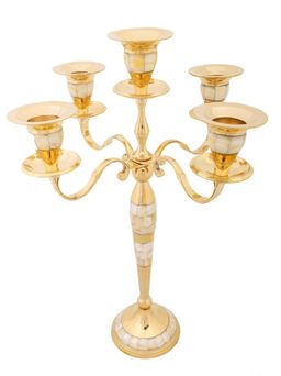 Подсвечник Классик на 5 свечей № П701 (полиш) - Ганг фото 2
