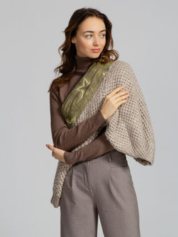 ВИСКОЗА ШЕРСТЬ Палантин ZV-18-14