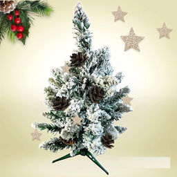 Елка заснеженная с шишками 40 см - Family фото 2