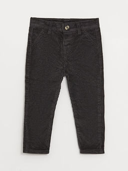 Basic Erkek Bebek Kadife Pantolon