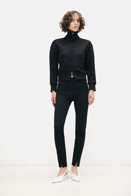 Chaqueta de chandal con cuello alto