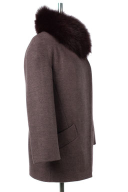 Мех натуральный (песец) Пальто утепленное Термофинн 100 г - El podio фото 10