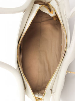 LACCOMA сумка АУ4726-2П-белый натуральная кожа хлопок