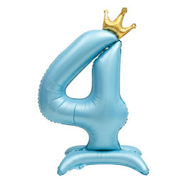 Интерьерное украшение Фигура-шар "Цифра 4" 40см
