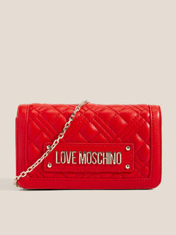 Клатч LOVE MOSCHINO SLG QUILTED Артикул 4644771, рубиновый