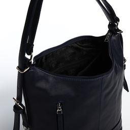 Сумка-мешок на молнии, цвет синий - Simaland фото 9