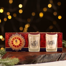 Набор стопок Новогодняя сказка, 3 шт., 50 мл - Дорого внимание фото 2