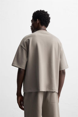 TECHNICAL TEXTURE PRINT T-SHIRT - Zara фото 3